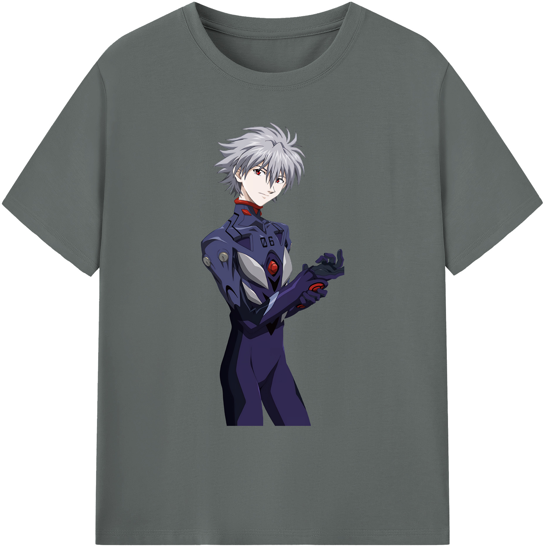（画像用） EVA 新世紀エヴァンゲリオン 綿100％ メンズ半袖Tシャツ｜肌触りやわらか＆通気性